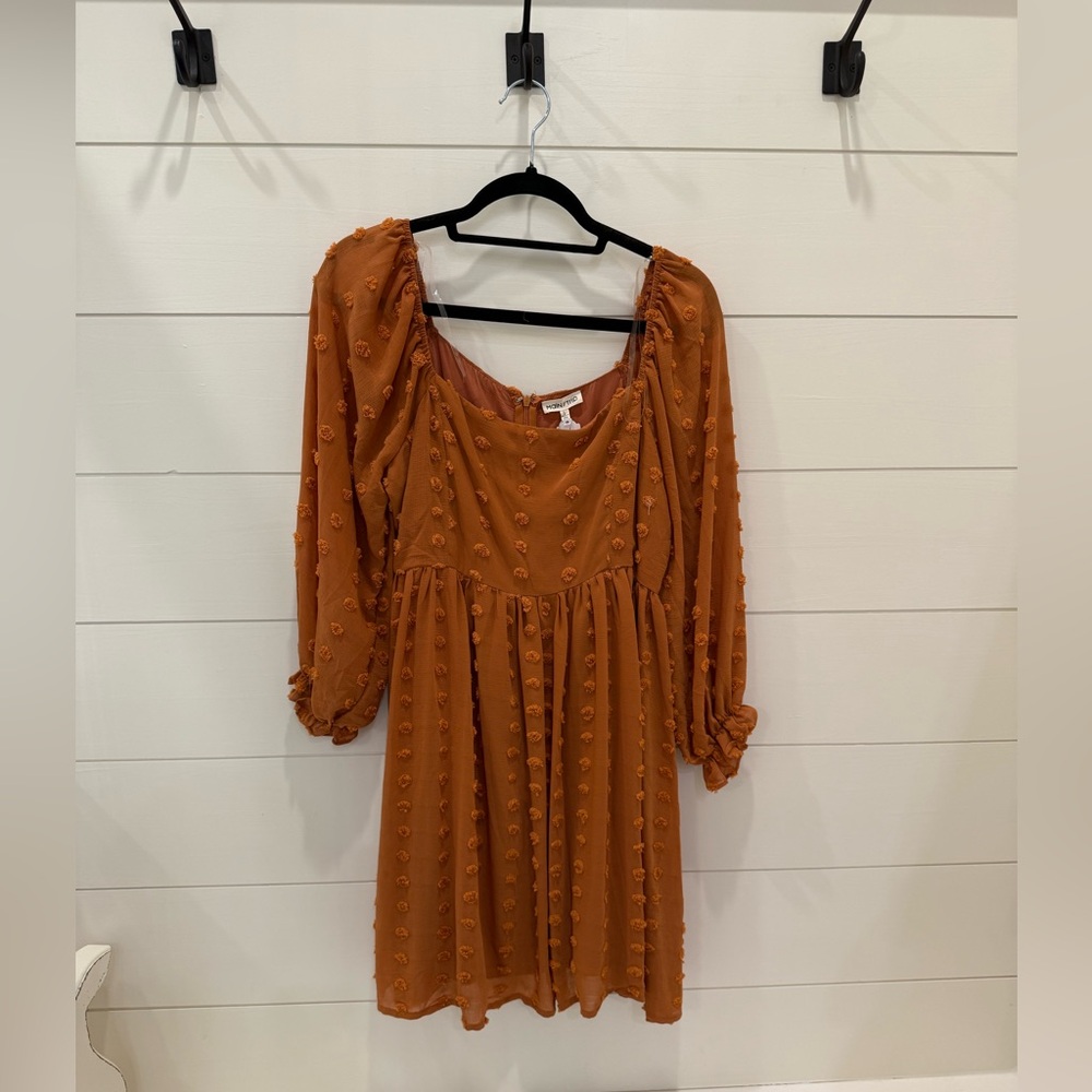 Elegant Orange Dress